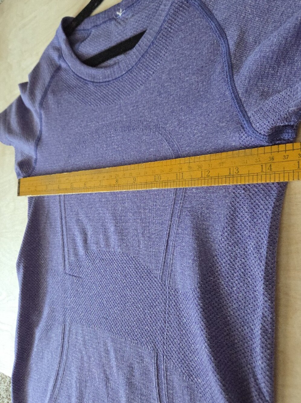 Lululemon Run Swiftly Tech Short Sleeve Scoop Heathered Bruised Berry - Picture 7 of 10